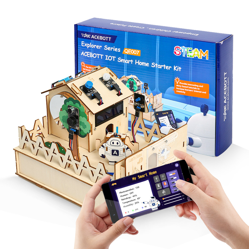 Smart Home Keyestudio - ACEBOTT DIY Smart Home Kit for
