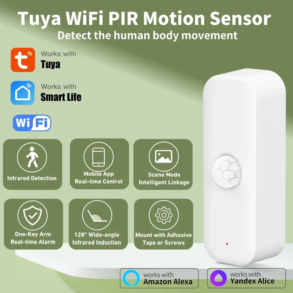 Smart Home Integration - Tuya WiFI Motion Sensor PIR Smart