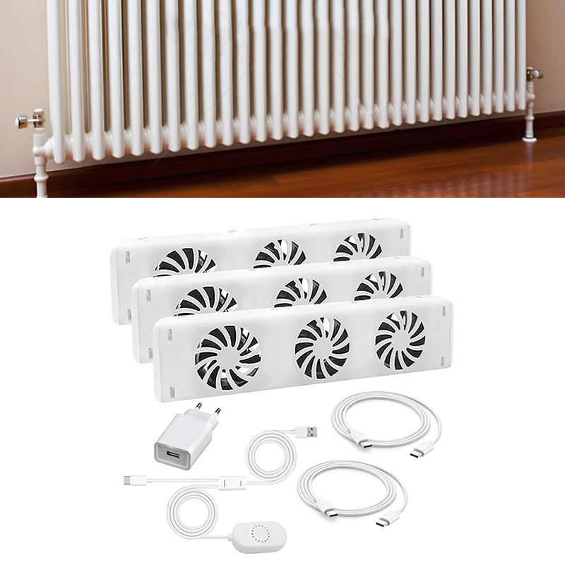 3-Fan Smart Radiator Fan For H - Smart Home Ventilation ulasan dan harga