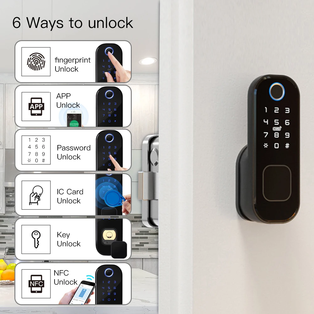 MOES WiFi Tuya Smart Lock Door - Smart Home Door Lock ulasan dan harga