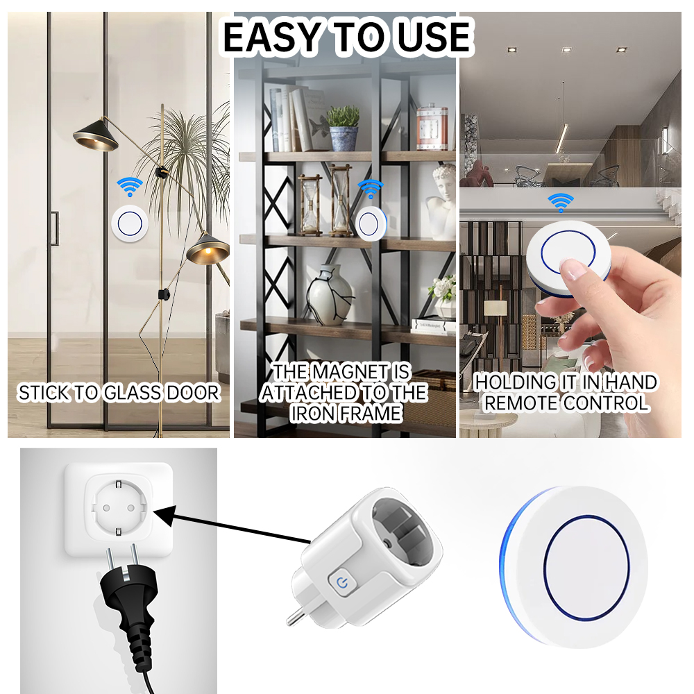 Wireless Socket RF433 Smart Ho - Smart Home Ventilation ulasan dan harga