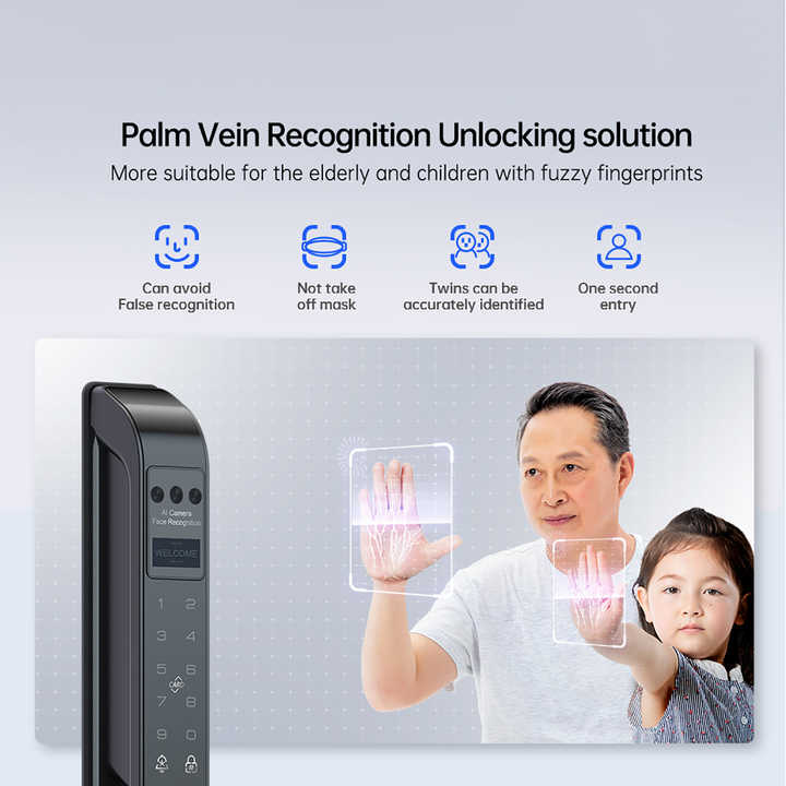 Glomarket Slim Waterproof Inte - Smart Door Lock ulasan dan harga