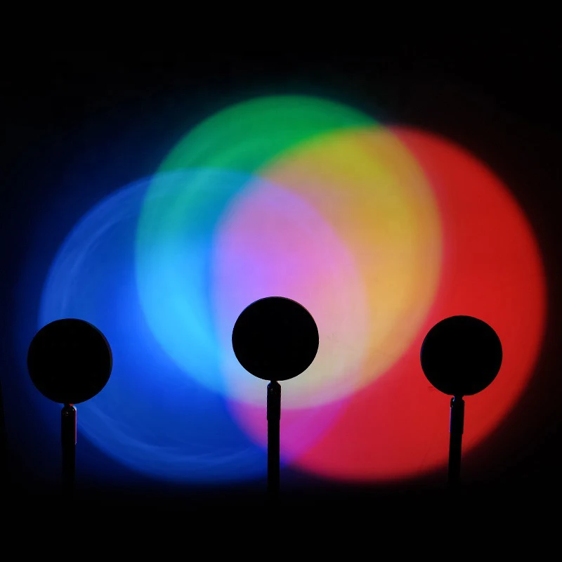 Smart LED Sunset Lamp Colorful - Smart Home Lighting Control ulasan dan harga