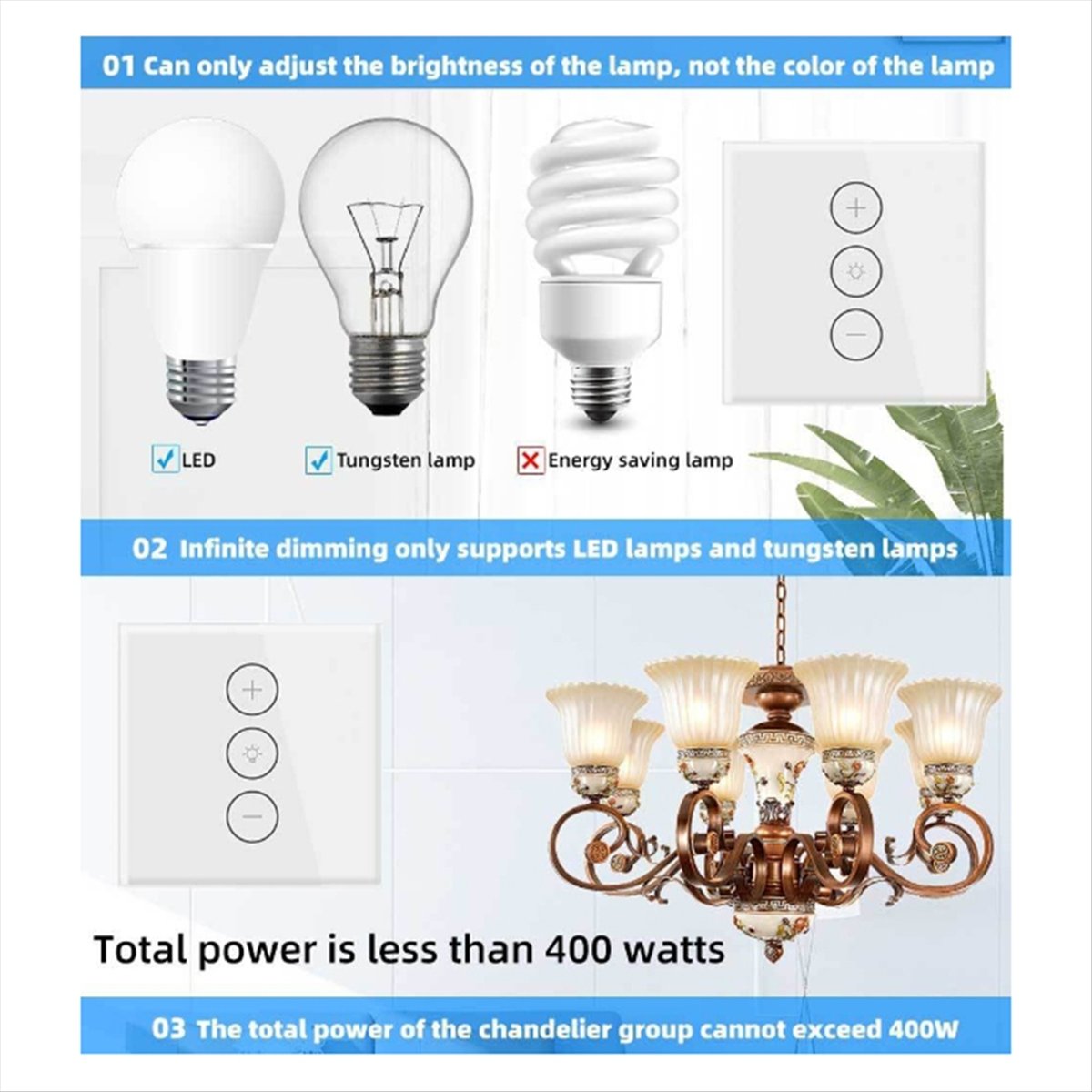 AT42 US Standard Smart WiFi Li - Wifi Led Dimmer ulasan dan harga