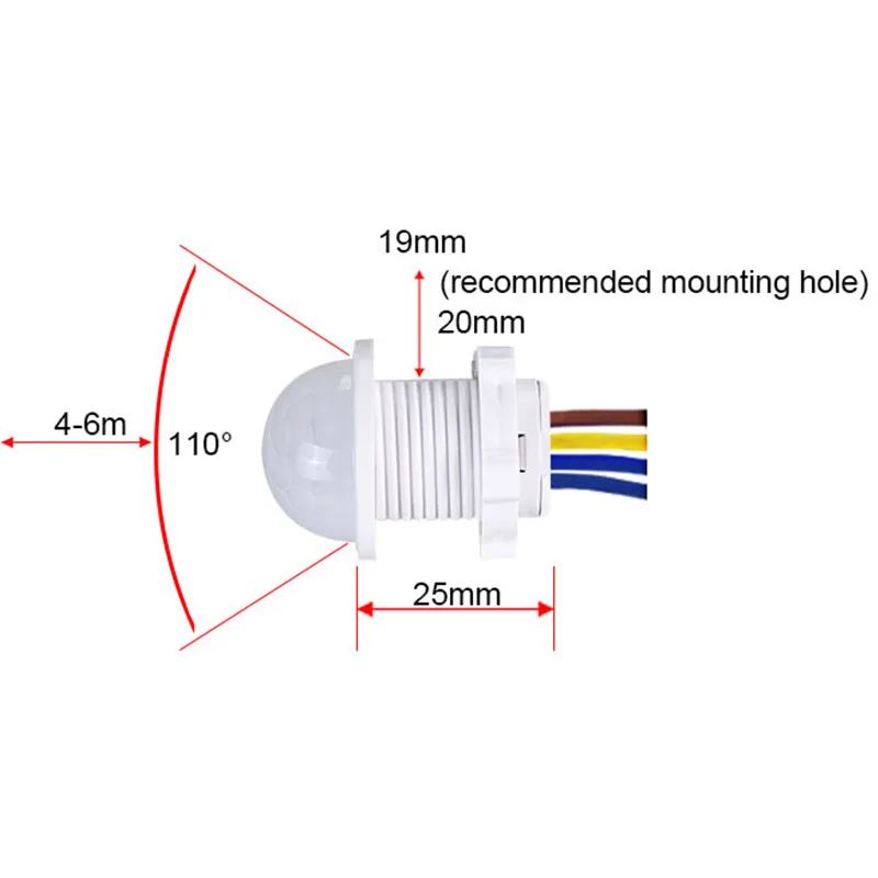 AC 110V 220V Mini Motion Senso - Smart Home Lighting Control ulasan dan harga