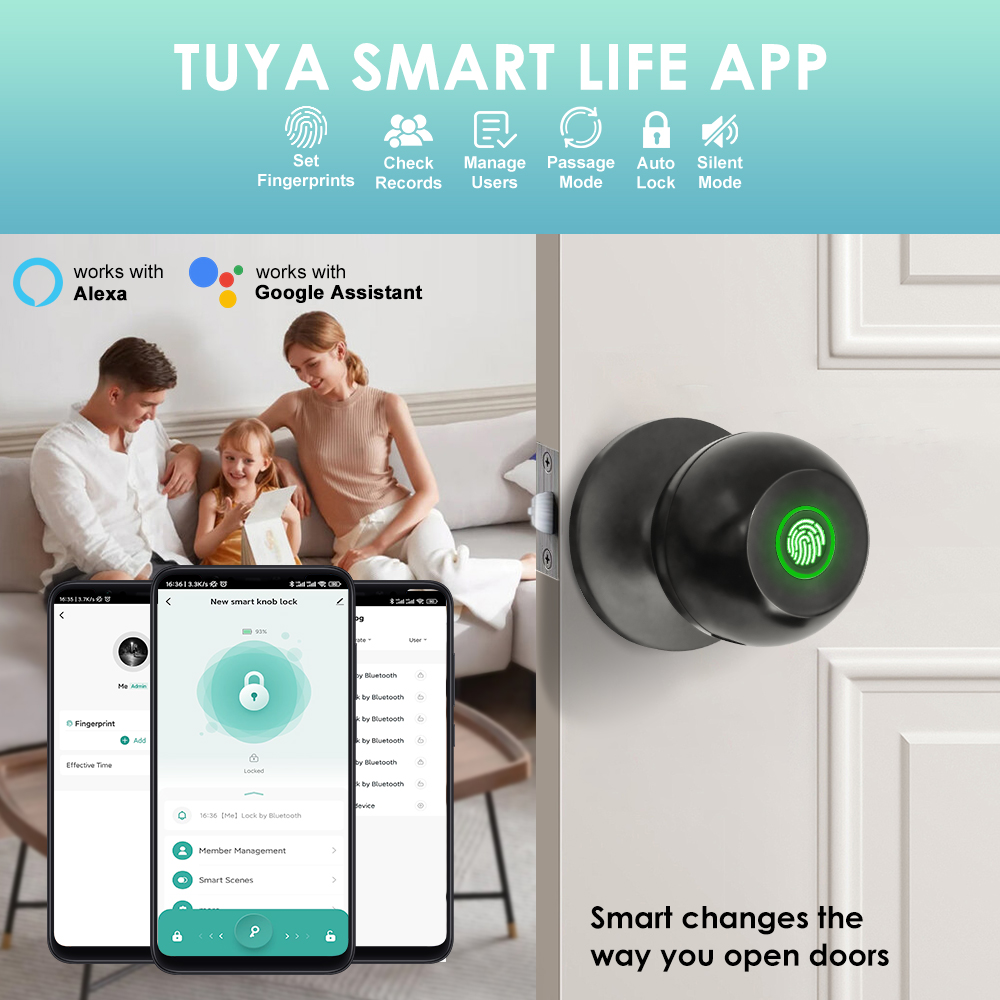 Tuya Electronic Door Lock Smar - Smart Home Keyestudio ulasan dan harga