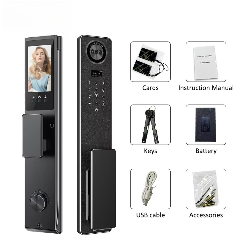 Tuya WiFi Smart Door Lock, Hom - Smart Home Door Lock ulasan dan harga
