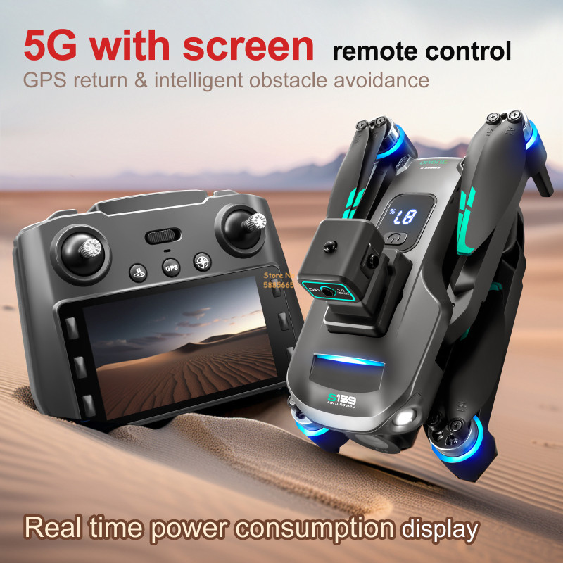 8K Dual Camera 5G WIFI FPV Rem - Wifi Led Dimmer ulasan dan harga