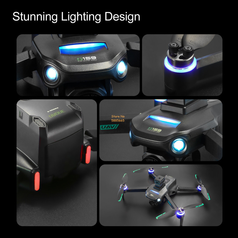 8K Dual Camera 5G WIFI FPV Rem - Wifi Led Dimmer ulasan dan harga