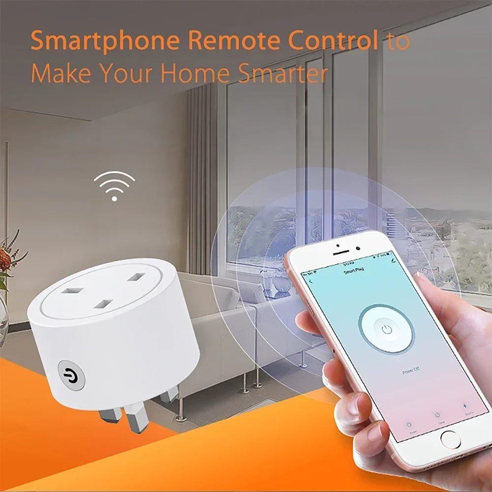 Zigbee Smart Plug 16A UK Socke - Smart Home Remote Control ulasan dan harga