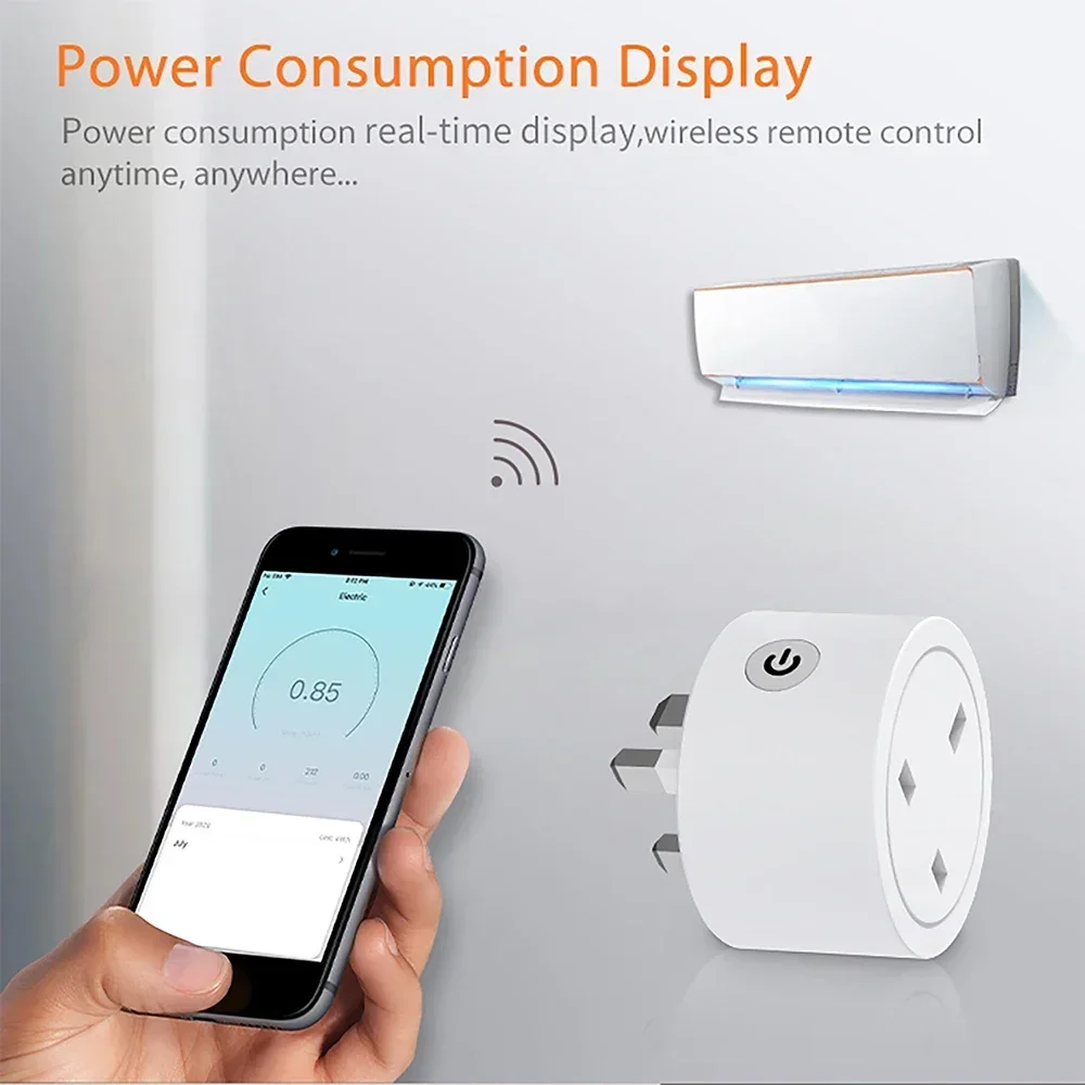 Zigbee Smart Plug 16A UK Socke - Smart Home Remote Control ulasan dan harga