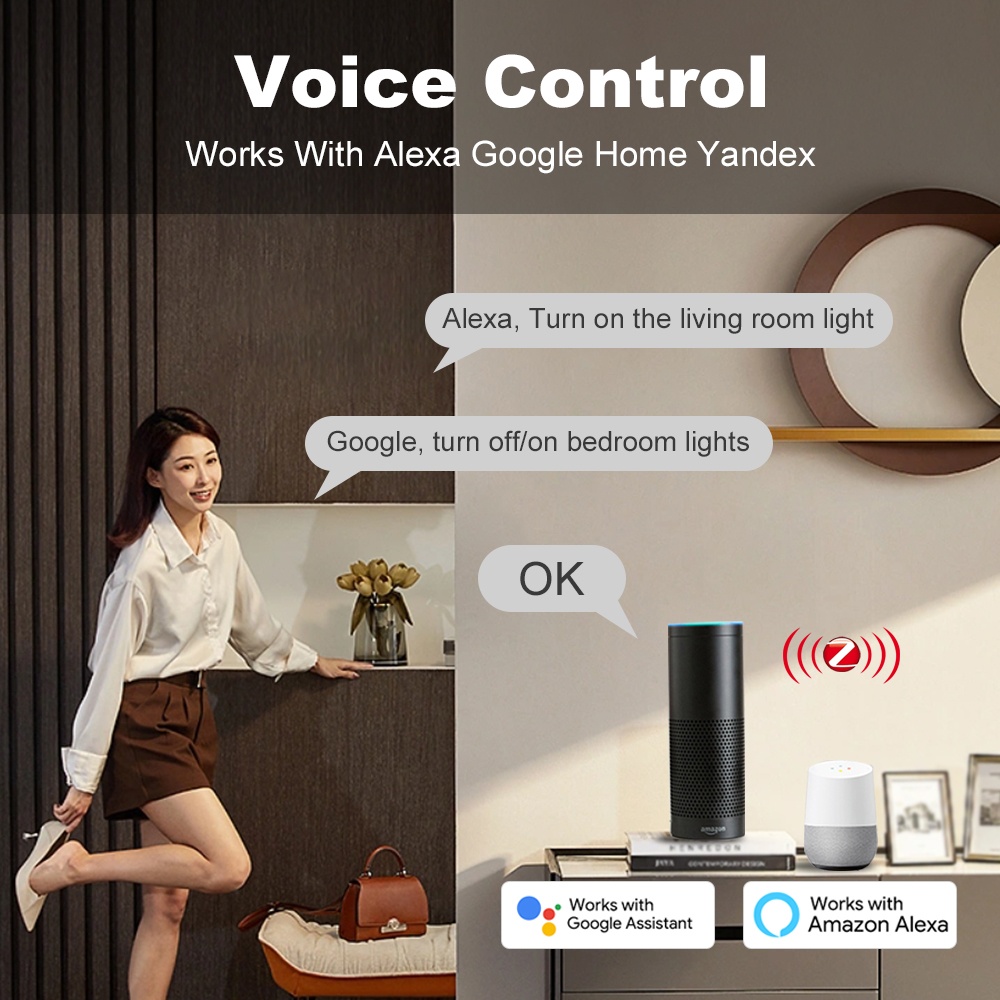 Smart Life ZigBee Push Button  - Smart Home Remote Control ulasan dan harga