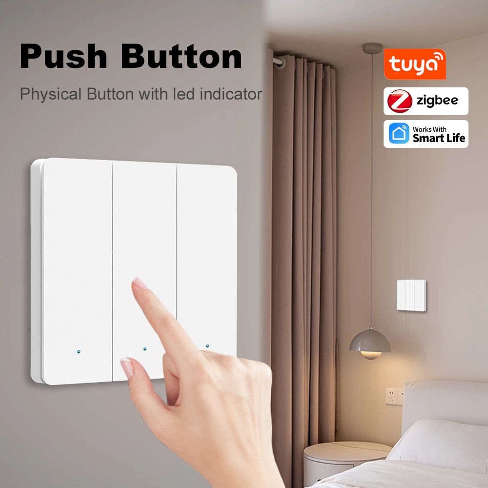 Smart Life ZigBee Push Button  - Smart Home Remote Control ulasan dan harga