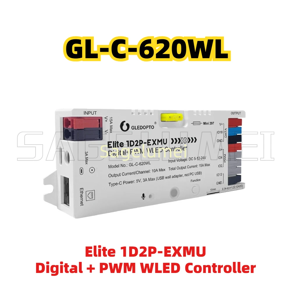 WLED Controller Elite 1D2P-EXM - Wifi Led Dimmer ulasan dan harga