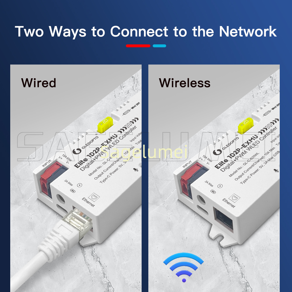 WLED Controller Elite 1D2P-EXM - Wifi Led Dimmer ulasan dan harga