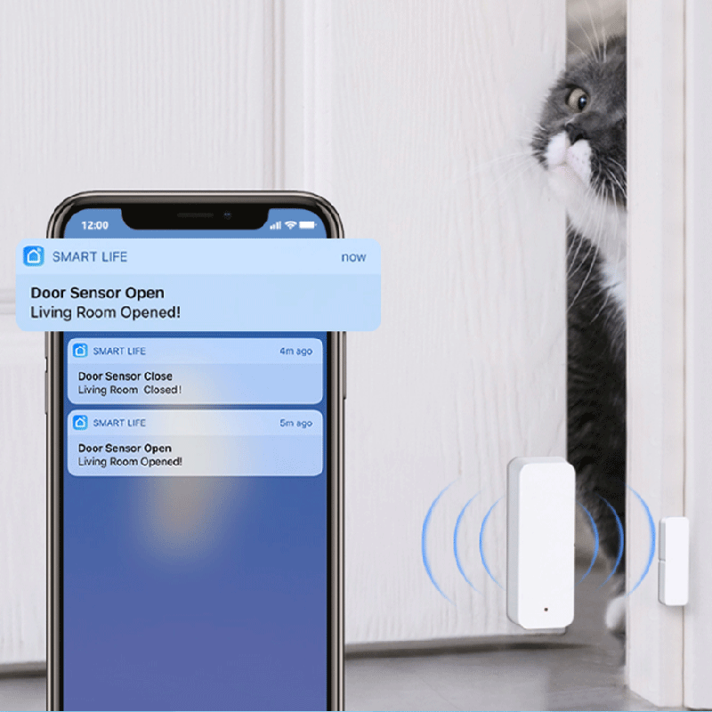 Tuya WiFi Zigbee Door Window S - Smart Home Remote Control ulasan dan harga