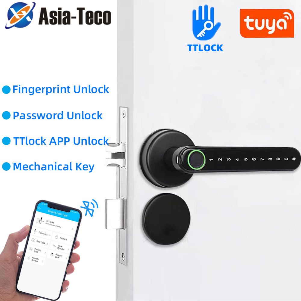 TTLock Smart Bluetooth Fingerp - Smart Home Door Lock ulasan dan harga
