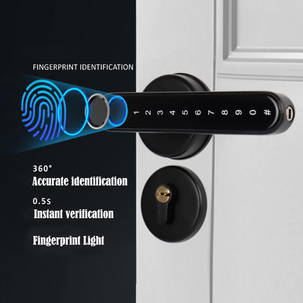 TTLock Smart Bluetooth Fingerp - Smart Home Door Lock ulasan dan harga