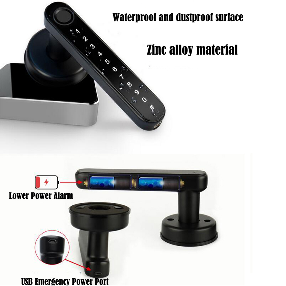 TTLock Smart Bluetooth Fingerp - Smart Home Door Lock ulasan dan harga