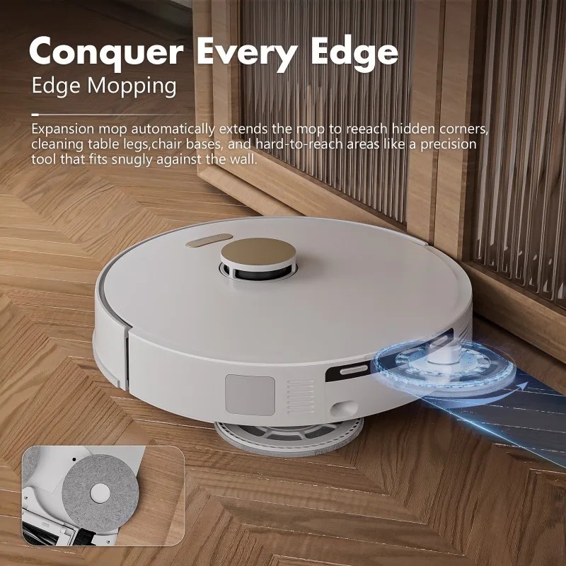 Robotic Vacuum Cleaner, Wet Dr - Smart Home Remote Control ulasan dan harga