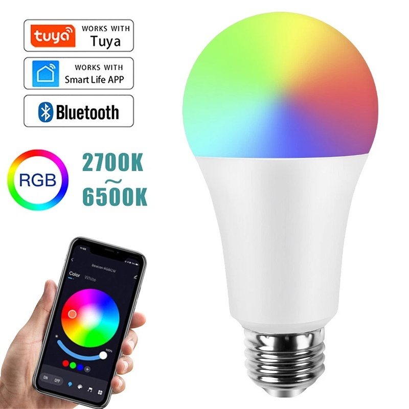 E27 WiFi Smart LED Bulb RGBCW  - Wifi Led Dimmer ulasan dan harga