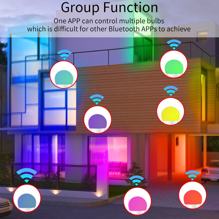 E27 WiFi Smart LED Bulb RGBCW  - Wifi Led Dimmer ulasan dan harga