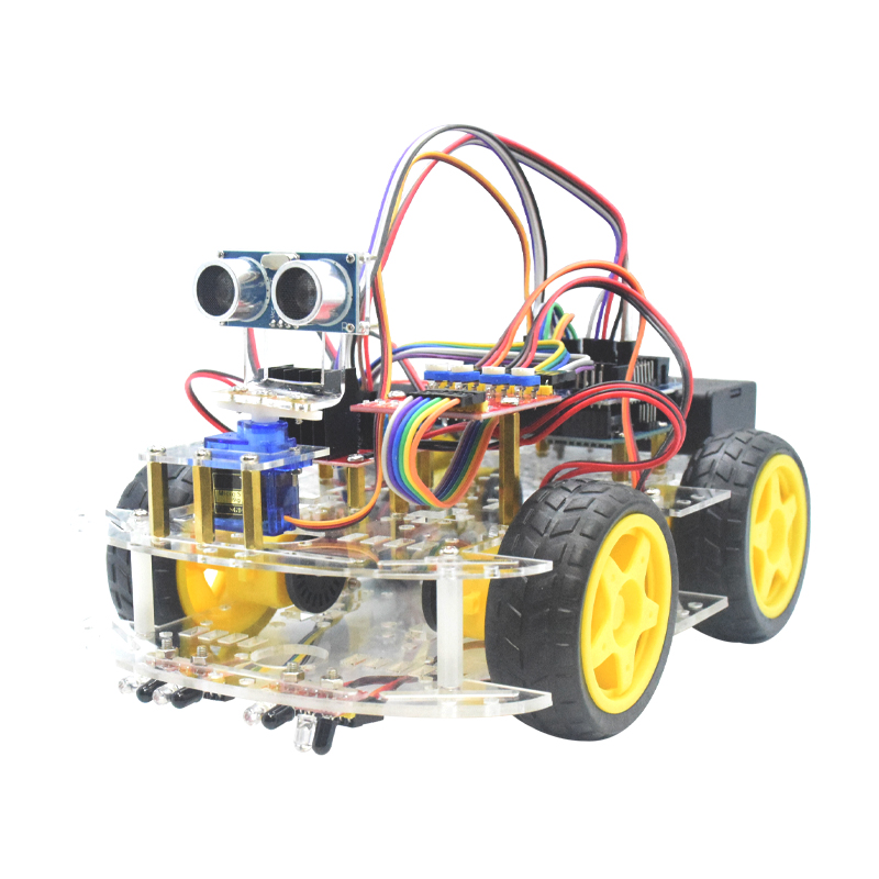 4WD Smart Robot Car Chassis Ki - Smart Home Keyestudio ulasan dan harga