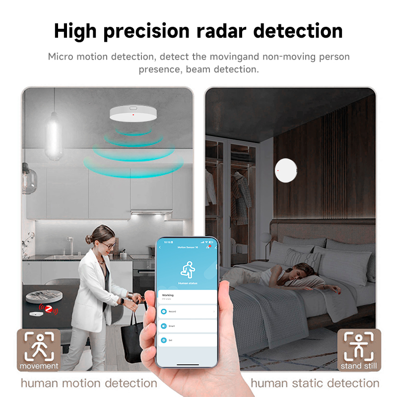 Tuya Zigbee 3.0 24GHz MmWave H - Smart Home Integration ulasan dan harga