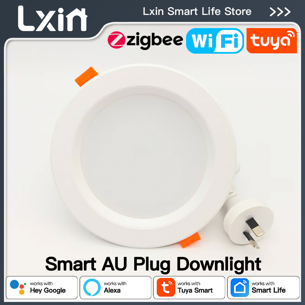 Lxin tuya AU plug Downlight WI - Wifi Led Dimmer ulasan dan harga