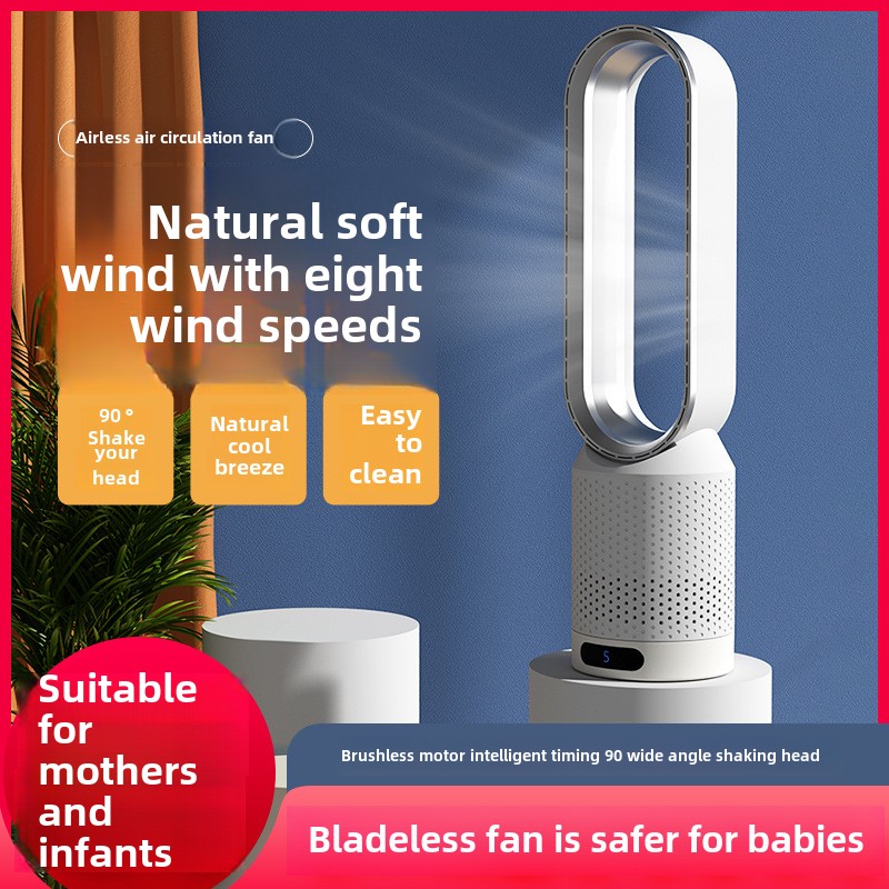 NEW 2026 Bladeless Fan for Hom - Smart Home Ventilation ulasan dan harga