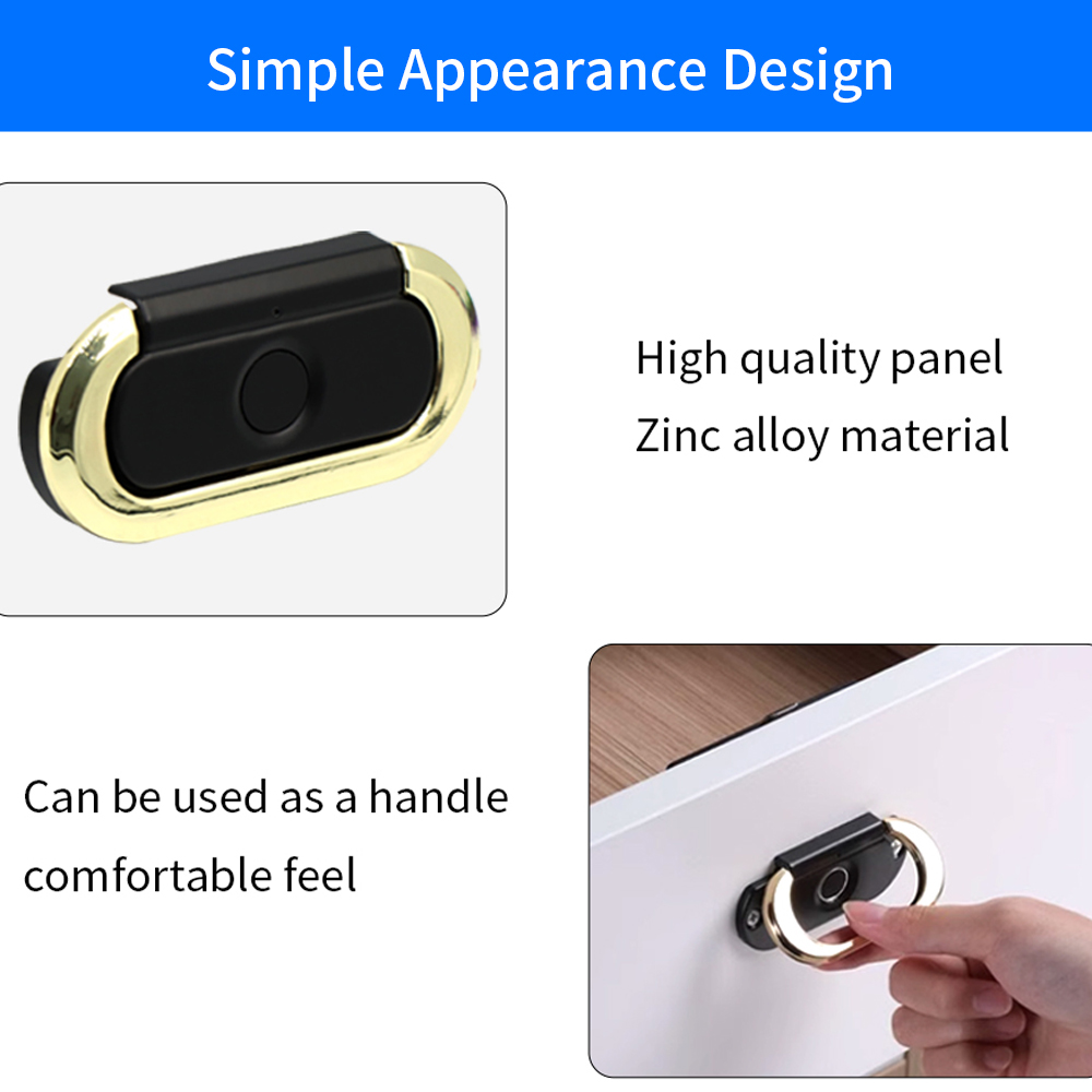 Biometric Fingerprint Lock Ant - Smart Door Lock ulasan dan harga