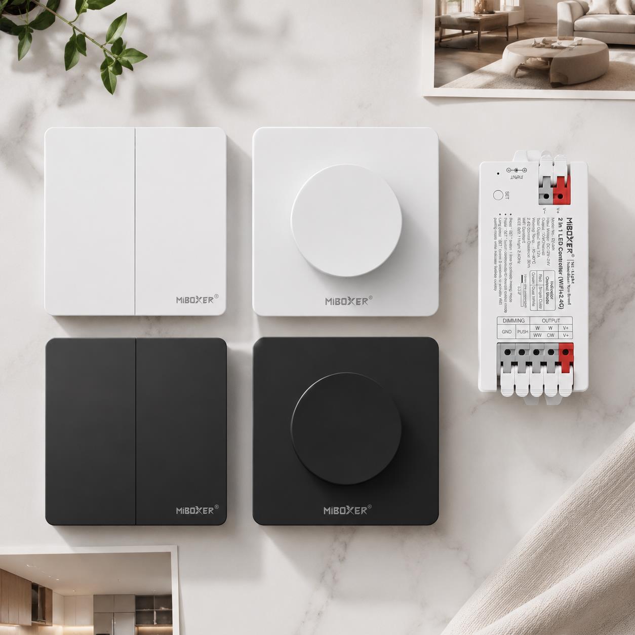 Miboxer E2-WR K1 PUSH3 PUSH3-2 - Wifi Led Dimmer ulasan dan harga