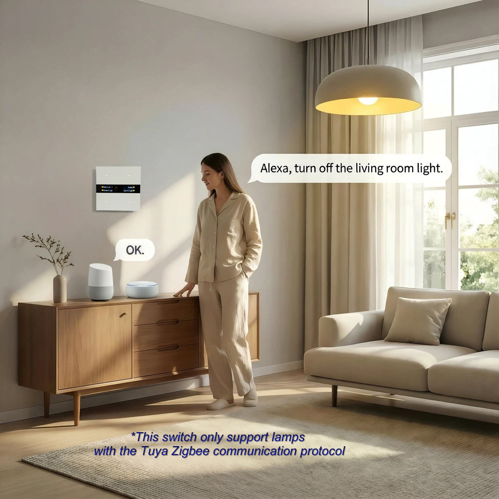 M8 Pro Zigbee Smart Switch Pan - Smart Home Lighting Control ulasan dan harga