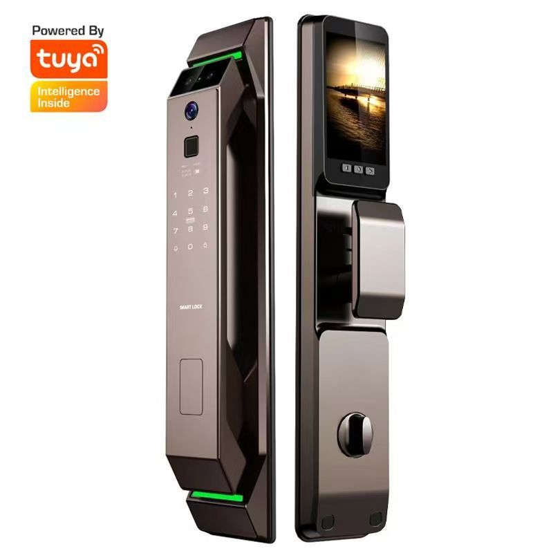 3D Facial Recognition Fingerpr - Smart Home Door Lock ulasan dan harga
