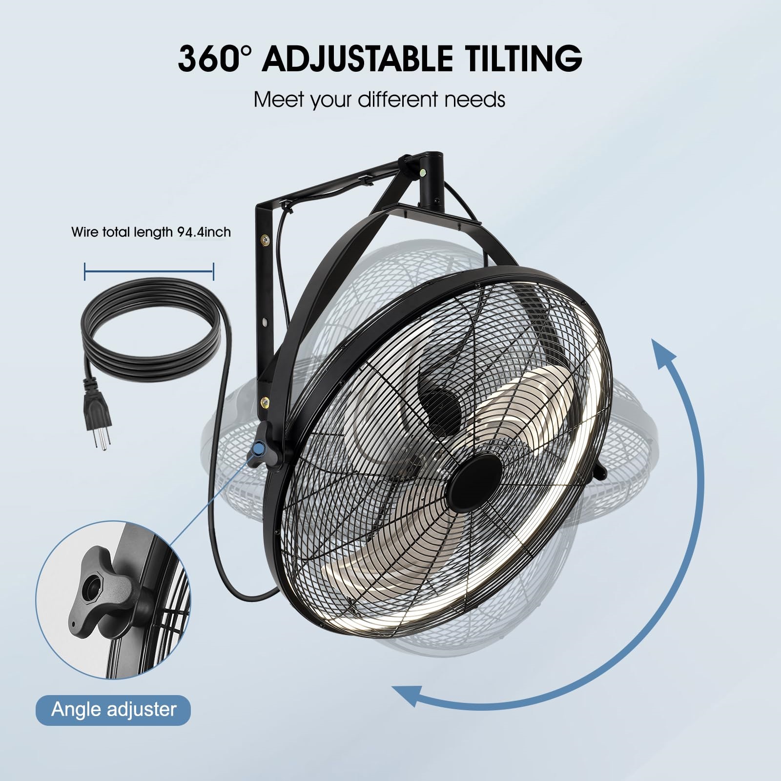 Net Cover Sealing Fan Led Ligh - Smart Home Ventilation ulasan dan harga