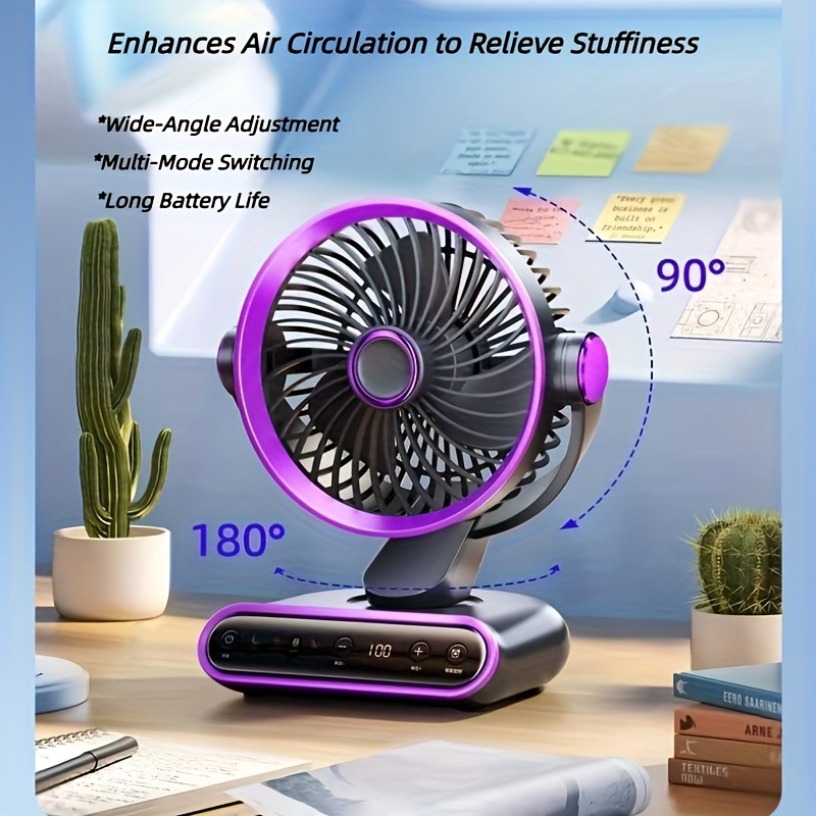 Smart Desktop Circulation Fan  - Smart Home Ventilation ulasan dan harga