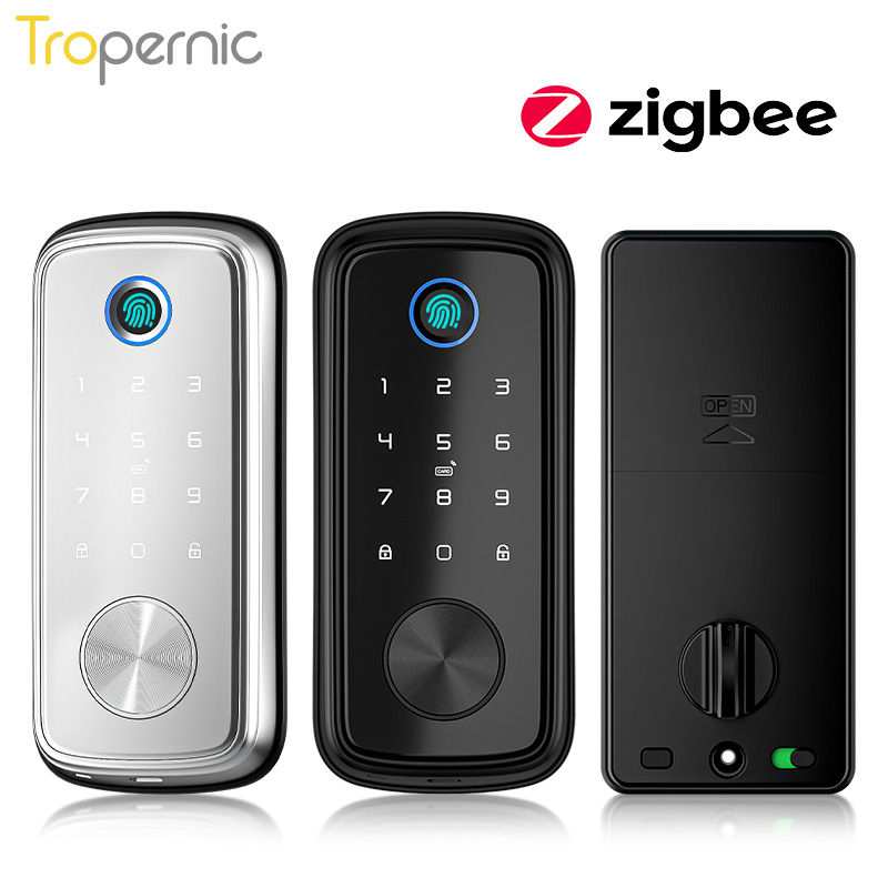 Tuya Zigbee Door Deadbolt Lock - Smart Home Door Lock ulasan dan harga