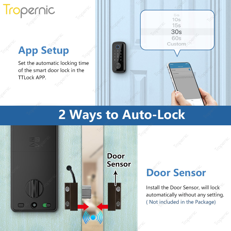 Tuya Zigbee Door Deadbolt Lock - Smart Home Door Lock ulasan dan harga