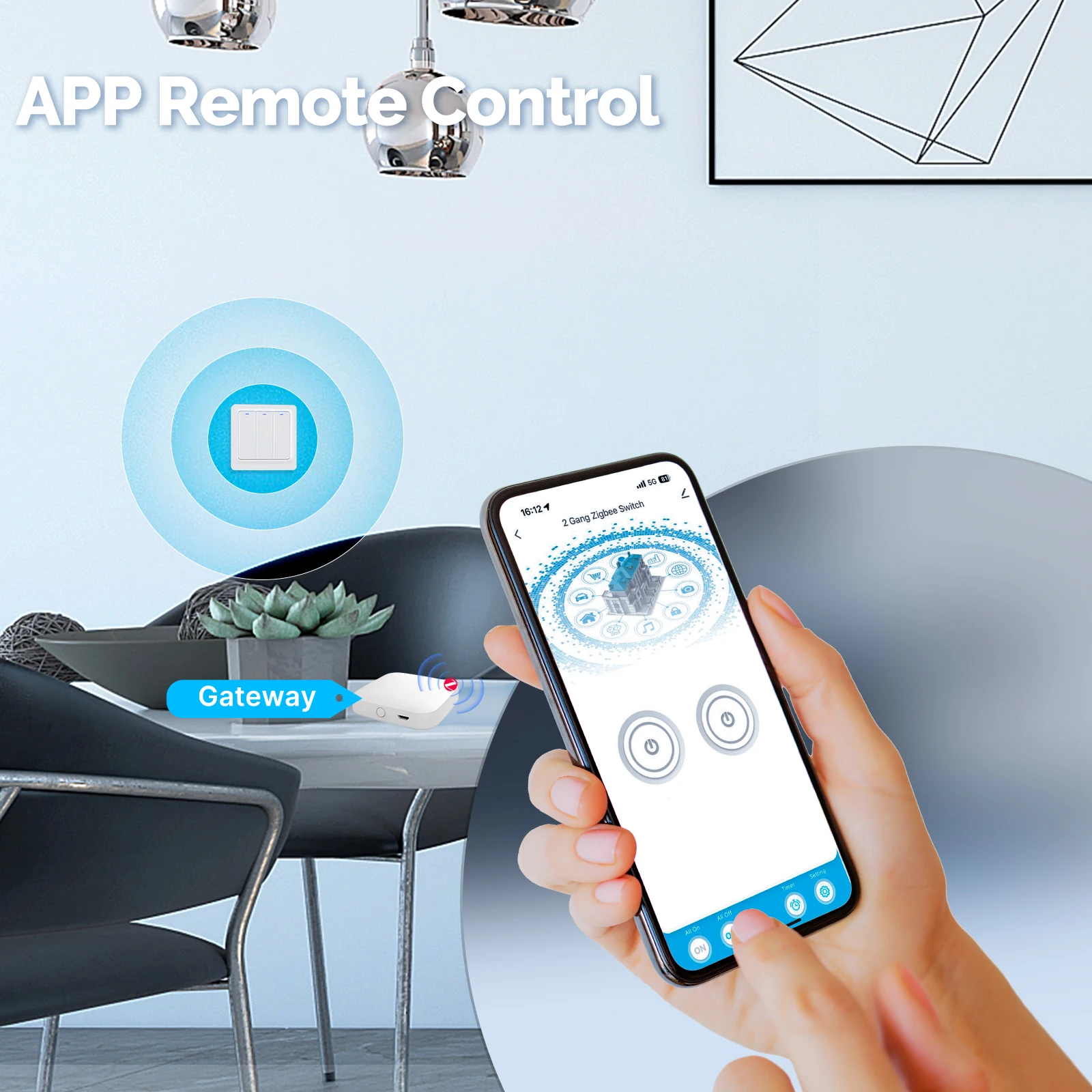 MOES ZigBee Smart Light Switch - Smart Home Lighting Control ulasan dan harga