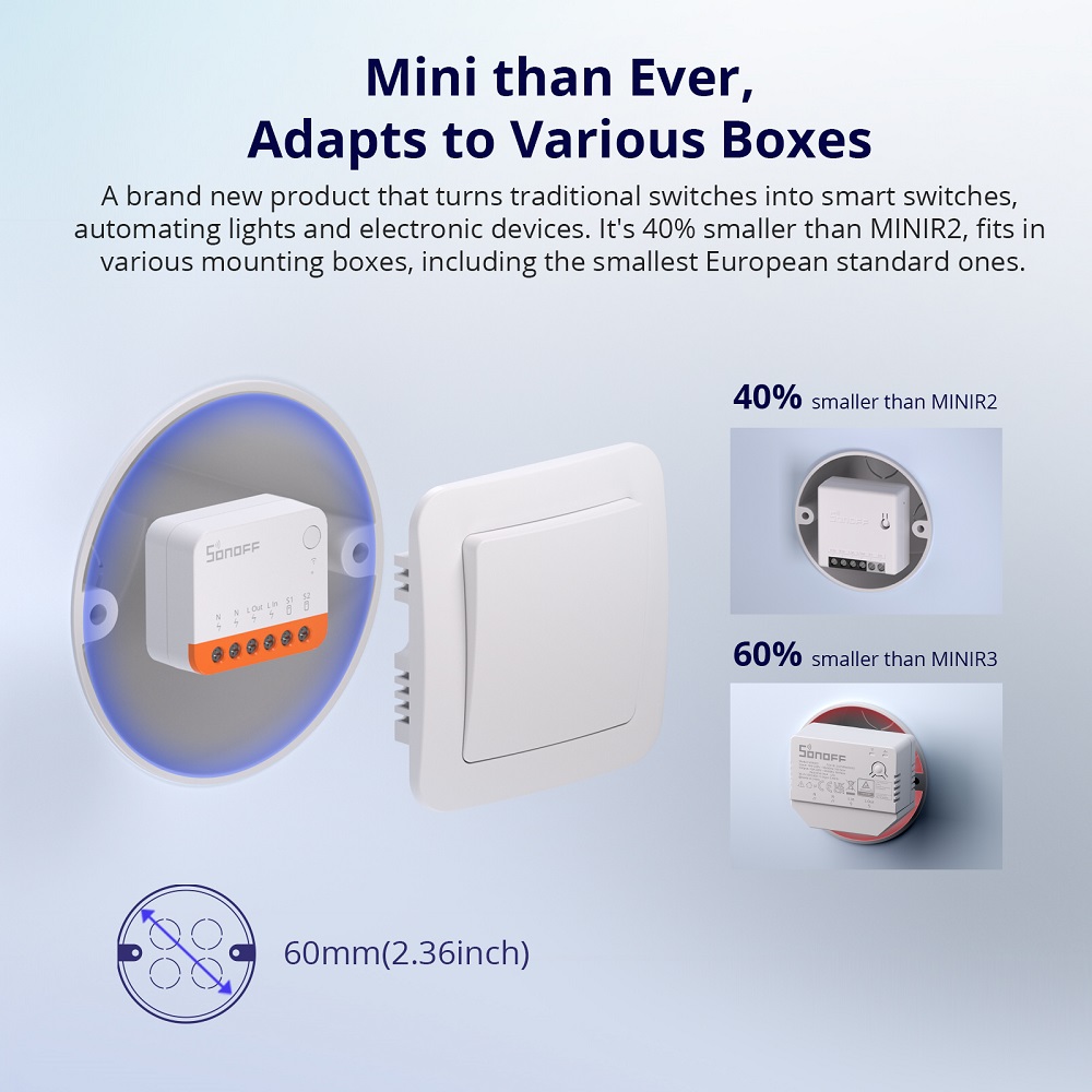 Sonoff Mini R4 Extreme Wifi Sm - Smart Home Bridge ulasan dan harga